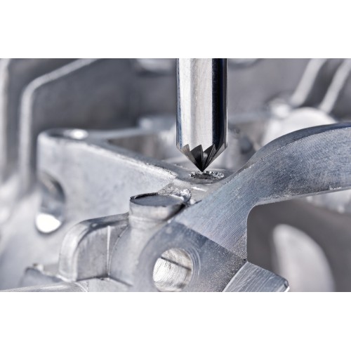 Fresa de metal duro cónica avellanada KSK 90° Ø 06x03 mm, mango Ø 6 mm, Z3 medio universal