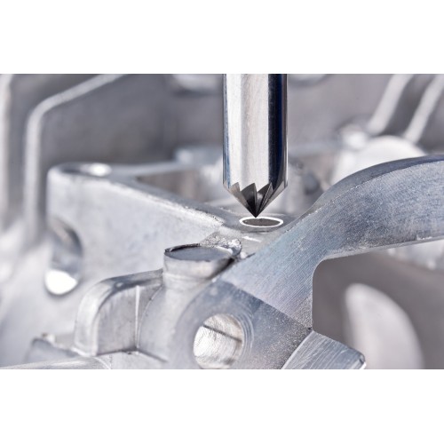 Fresa de metal duro cónica avellanada KSK 90° Ø 06x03 mm, mango Ø 6 mm, Z3 medio universal