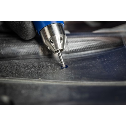 Fresa de metal duro de alto rendimiento MICRO esférica KUD Ø 02x1,5 mm, mango Ø 3 mm, mecanizado fino