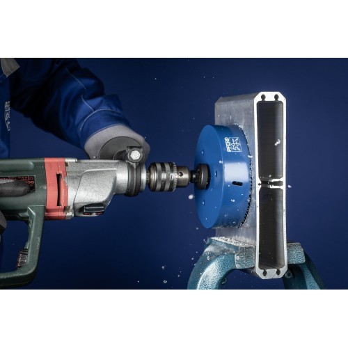 Corona bimetálica Co8/M42 Ø 177 mm, profundidad de corte 31 mm, para acero, acero inoxidable, chapa, madera