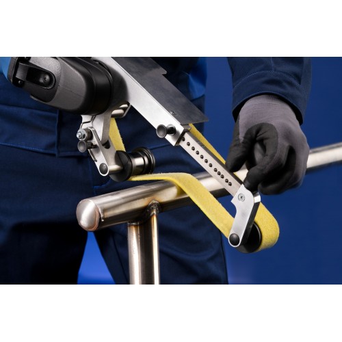Banda para pulir 40x820 mm para trabajos de pulido universales con lijadora de banda para tubos