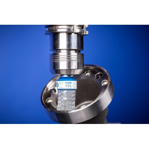 Carda brocha COMPOSITE FLEX PBUPR Ø 38 mm, mango Ø 6 mm, filamento SiC Ø 1,00 mm, grano 120, uso estacionario