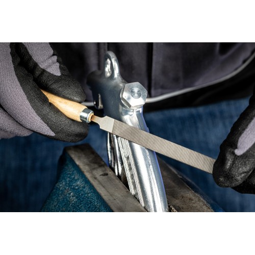 Juegos de limas para llaves con mango de madera 6 uds. 100 mm corte 2 para trabajos de limado de filigrana (265 B)