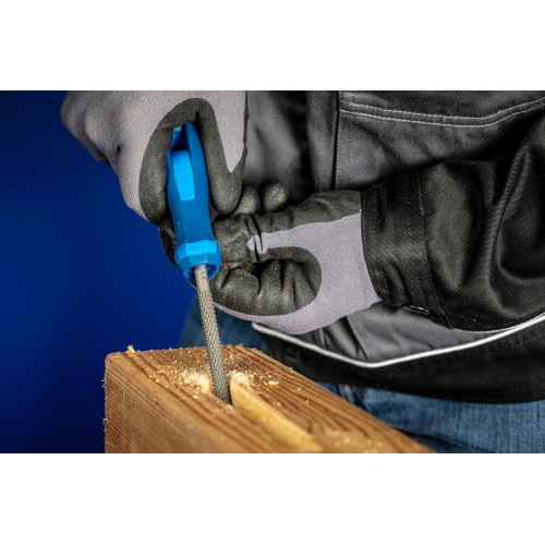 Escofina para madera redonda 200 mm, corte 2, para desbaste y afinado universales