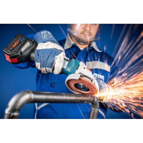 Disco de láminas lijadoras POLIFAN PFC 115x22,23 mm cónico A80 línea universal PSF STEELOX acero/acero inoxidable