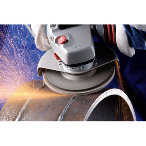 Disco de láminas lijadoras POLIFAN PFF 125x22,23 mm plano A80 línea alto rendimiento SG STEELOX acero/acero inoxidable