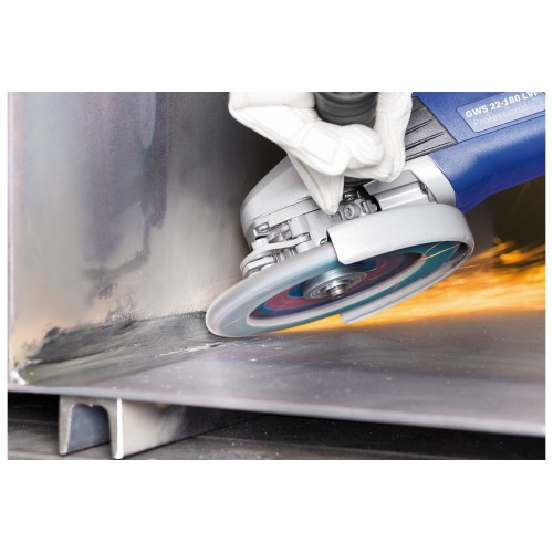 Disco de láminas lijadoras POLIFAN CURVE PFR 150x22,23 mm ancho L Z40 SGP STEELOX para acero/acero inoxidable