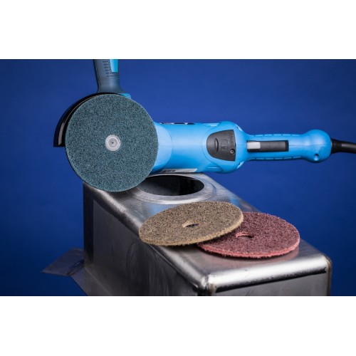 Portadiscos de velcro POLIVLIES PVKRH Ø 125 mm rosca M14 con espiga de centrado Ø 22 mm