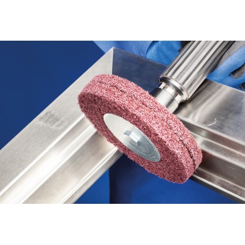 Discos de vellón POLINOX Ø 100 mm agujero Ø 13 mm A100 para lijado fino y acabado