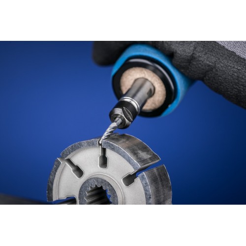 Fresa de metal duro de alto rendimiento INOX forma árbol RBF Ø 03x13 mm, mango Ø 3 mm, para acero inoxidable