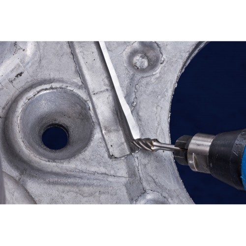 Fresa de metal duro de alto rendimiento ALU forma árbol RBF Ø 06x13 mm, mango Ø 3 mm, para aluminio/metales no férricos