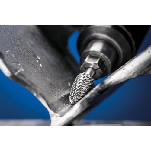 Fresa de metal duro de alto rendimiento forma árbol RBF Ø 12x25 mm, mango Ø 6 mm, TITANIUM para titanio