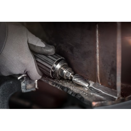 Fresa de metal duro de alto rendimiento ALLROUND forma árbol RBF Ø 16x30 mm, mango Ø 6 mm, basto universal