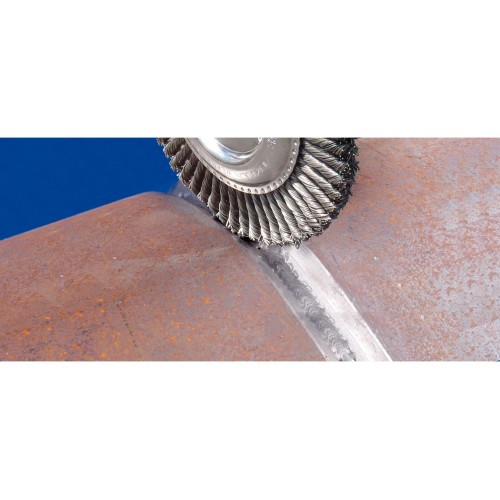 Carda PIPELINE COMBITWIST trenzada RBG Ø 178x6x22,2 mm, alambre de acero Ø 0,50 mm, amoladora angular