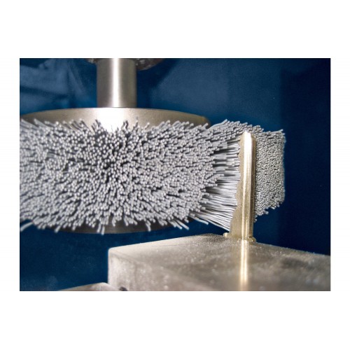 Carda redonda COMPOSITE FLEX RBUP Ø 350x13x50,8 mm, filamento cerámico Ø 1,10 mm, grano 80, uso estacionario