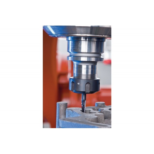 Fresa de metal duro forma cónica en punta SKM Ø 12x25 mm, mango Ø 8 mm, Z3P medio universal, dentado cruzado
