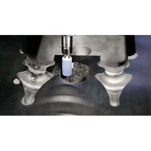 Punta de desbaste TOUGH cilindro Ø 6x13 mm mango Ø 3 mm CO100 para materiales difíciles de mecanizar