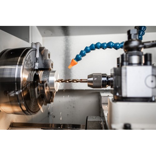 Broca espiral INOX Ø 12 mm HSS-E Co5 N DIN 338 135° para materiales duros y resistentes
