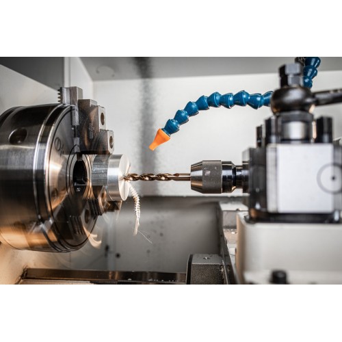 Broca espiral INOX Ø 13 mm HSS-E Co5 N DIN 338 135° para materiales duros y resistentes