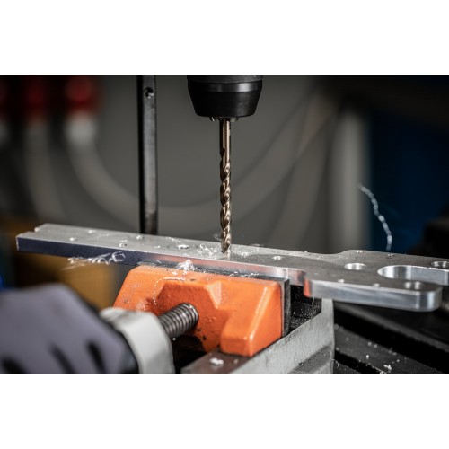 Broca espiral INOX Ø 7 mm HSS-E Co5 N DIN 338 135° para materiales duros y resistentes
