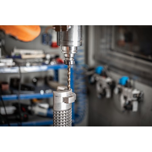 Broca espiral INOX Ø 10 mm HSS-E Co5 N DIN 338 135° para materiales duros y resistentes
