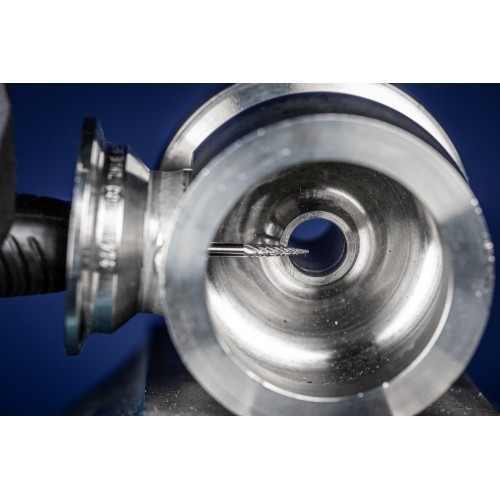 Fresa de metal duro ojival SPG Ø 03x13 mm, mango Ø 3x75 mm, Z3P medio universal, con dentado cruzado