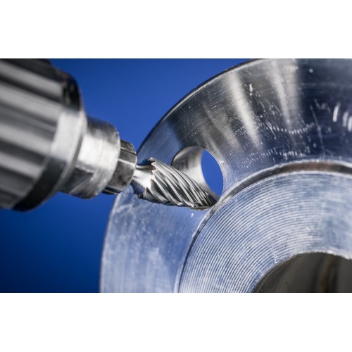 Fresa de metal duro de alto rendimiento INOX ojival SPG Ø 12x25 mm, mango Ø 6 mm, HICOAT acero inoxidable