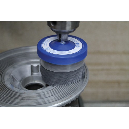 Carda de plato COMPOSITE DBUR Ø 63 mm, mango Ø 6 mm, filamento SiC Ø 1,00 mm, grano 120, uso estacionario