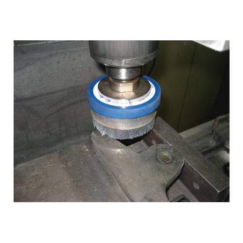 Carda de plato COMPOSITE DBUR 76x22,2 mm agujero, filamento SiC Ø 1,14 mm, grano 80, uso estacionario