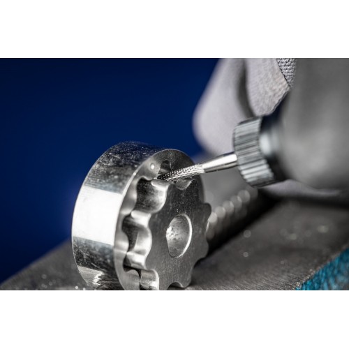 Fresa de metal duro de alto rendimiento MICRO forma cilíndrica redonda WRC Ø 02x10 mm, mango Ø 3 mm, mecanizado fino