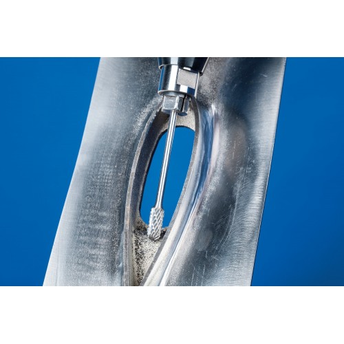 Fresa de metal duro forma cilíndrica redonda WRC Ø 06x13 mm, mango Ø 3x75 mm, Z5 fino universal