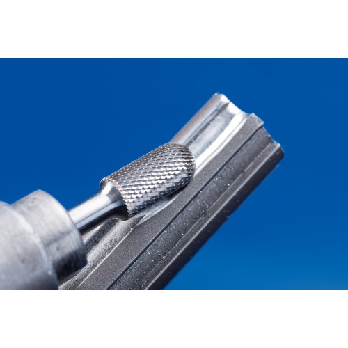 Fresa de metal duro de alto rendimiento MICRO forma cilíndrica redonda WRC Ø 12x25 mm, mango Ø 6 mm, mecanizado fino
