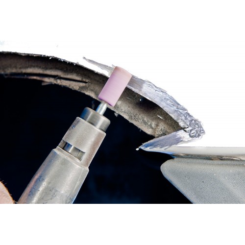 Punta de desbaste STEEL EDGE cilindro Ø 10x25 mm mango Ø 6 mm A46 para acero y acero de fundición