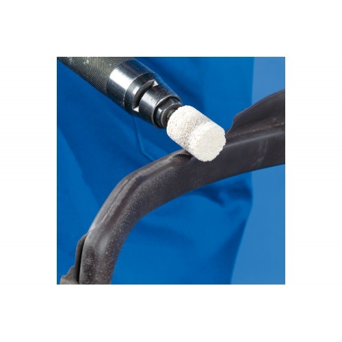 Punta de desbaste RUBBER cilindro Ø 16x32 mm mango Ø 6 mm AH1 para Goma