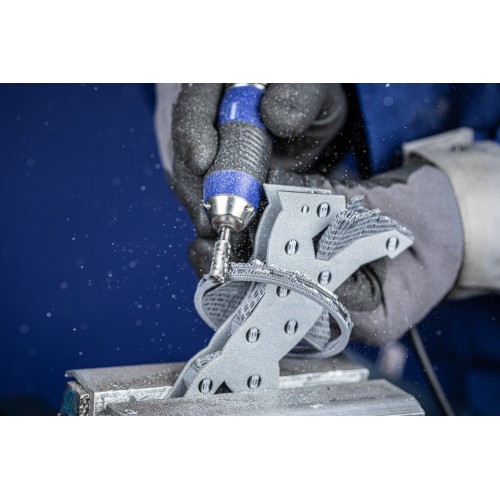 Fresa de metal duro de alto rendimiento ALU cilíndrica ZYAS frontal Ø 06x13 mm, mango Ø 3 mm, aluminio/metal no férrico