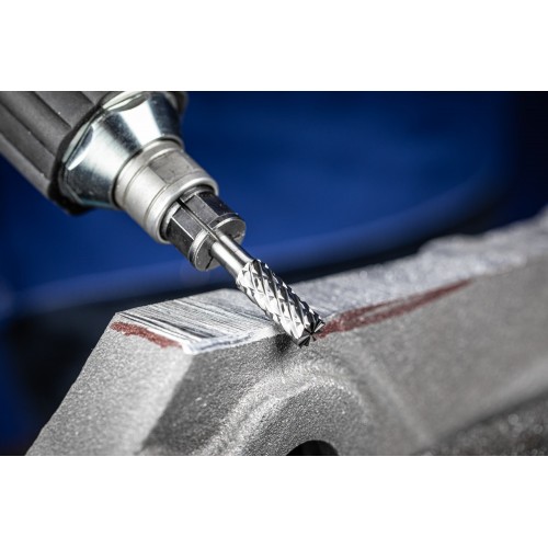 Fresa de metal duro de alto rendimiento ALLROUND forma cilíndrica ZYAS frontal Ø 10x20 mm, mango Ø 6 mm, basto universal