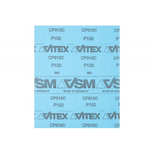 Papel pliego de lija resistente al agua 230x280 mm BP W SiC100 para trabajos de repaso de pintura