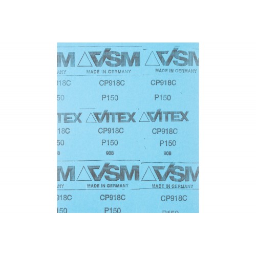 Papel pliego de lija resistente al agua 230x280 mm BP W SiC150 para trabajos de repaso de pintura