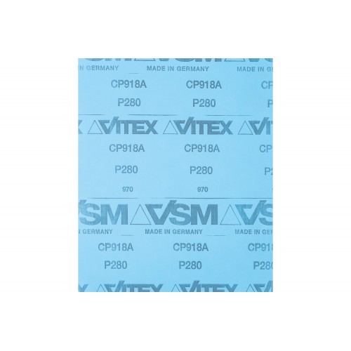 Papel pliego de lija resistente al agua 230x280 mm BP W SiC280 para trabajos de repaso de pintura