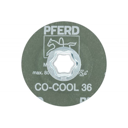 Disco de lija COMBICLICK, grano cerámico, Ø 100 mm CO-COOL36 para acero inoxidable