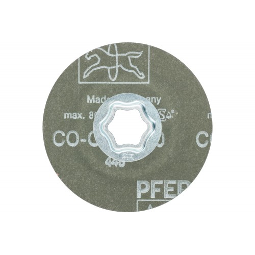 Disco de lija COMBICLICK, grano cerámico, Ø 100 mm CO-COOL50 para acero inoxidable
