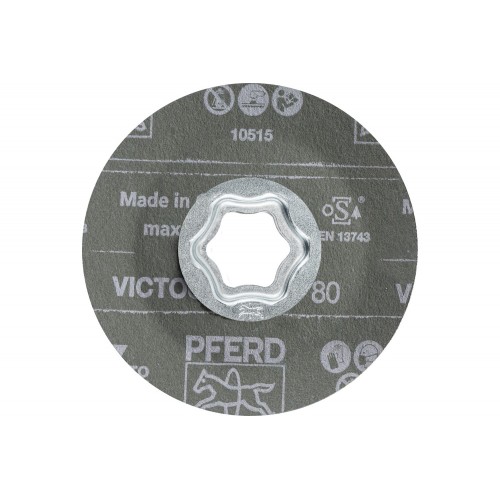 Disco de lija COMBICLICK Ø 100 mm VICTOGRAIN-COOL80 para acero y acero inoxidable