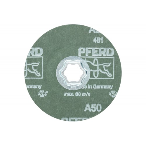 Disco de lija COMBICLICK, corindón, Ø 115 mm A50 para aplicaciones universales