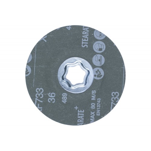 Disco de lija COMBICLICK, grano cerámico, Ø 115 mm CO-ALU36 para materiales no férricos blandos
