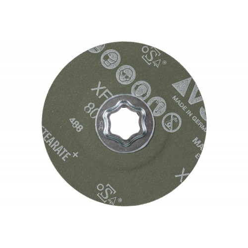Disco de lija COMBICLICK, grano cerámico, Ø 115 mm CO-ALU80 para materiales no férricos blandos