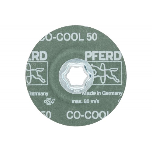 Disco de lija COMBICLICK, grano cerámico, Ø 115 mm CO-COOL50 para acero inoxidable