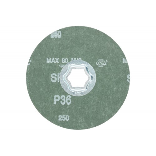 Disco de lija COMBICLICK, SiC, Ø 115 mm SIC36 para materiales no férricos duros
