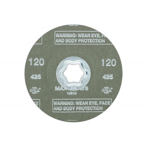 Disco de lija COMBICLICK, circonio, Ø 115 mm Z120 para un arranque máximo en acero