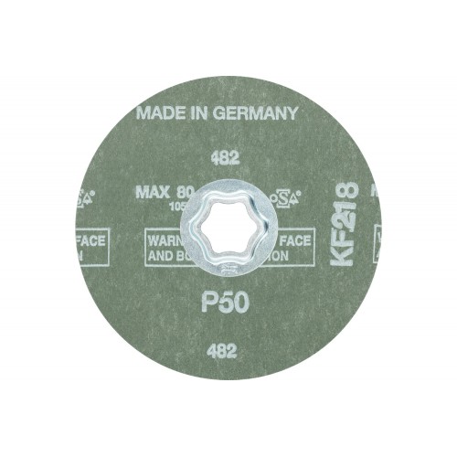 Disco de lija COMBICLICK, corindón, Ø 125 mm A-COOL50 para acero inoxidable