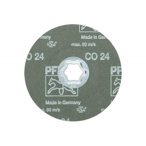 Disco de lija COMBICLICK, grano cerámico, Ø 125 mm CO24 para un arranque máximo en acero